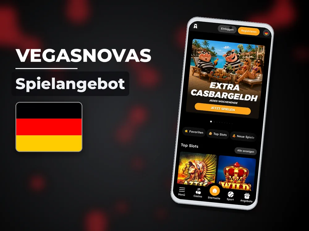 Vegasnovas - Spielangebot