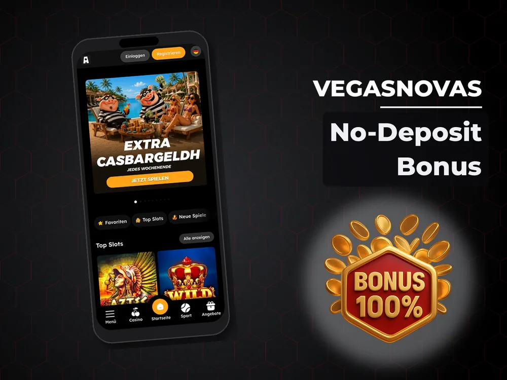 Vegasnovas - No-Deposit Bonus