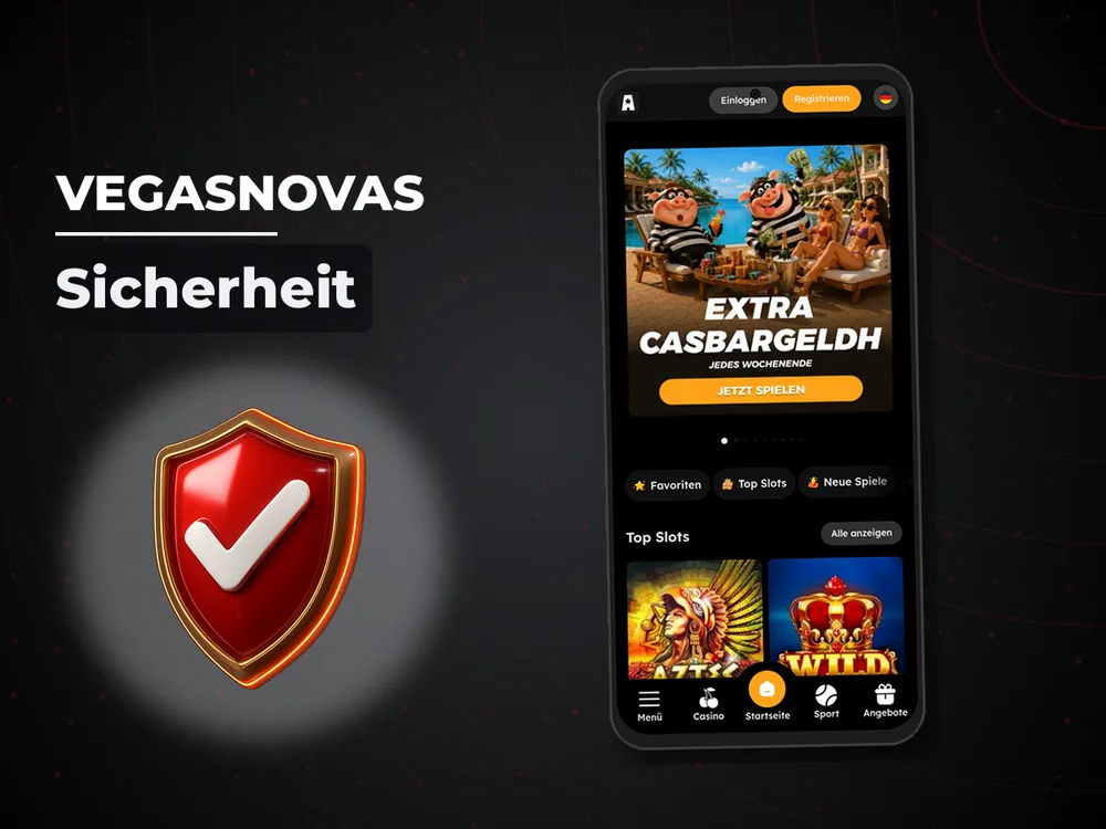 Vegasnovas - Sicherheit