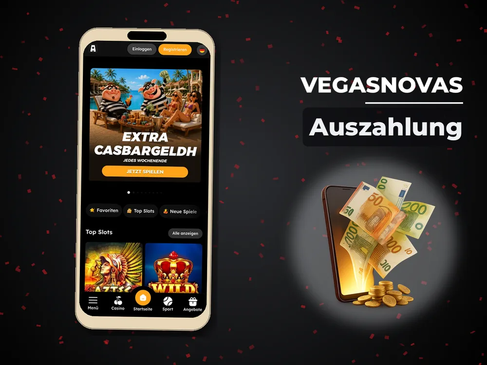 Vegasnovas - Auszahlung