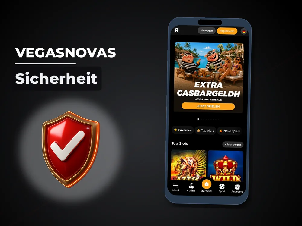 Vegasnovas - Sicherheit