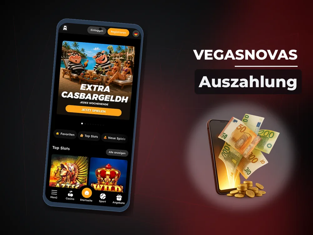 Vegasnovas - Auszahlung