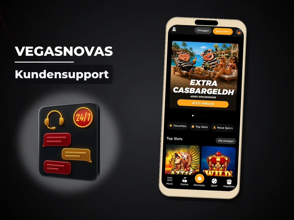 Vegasnovas - Kundensupport