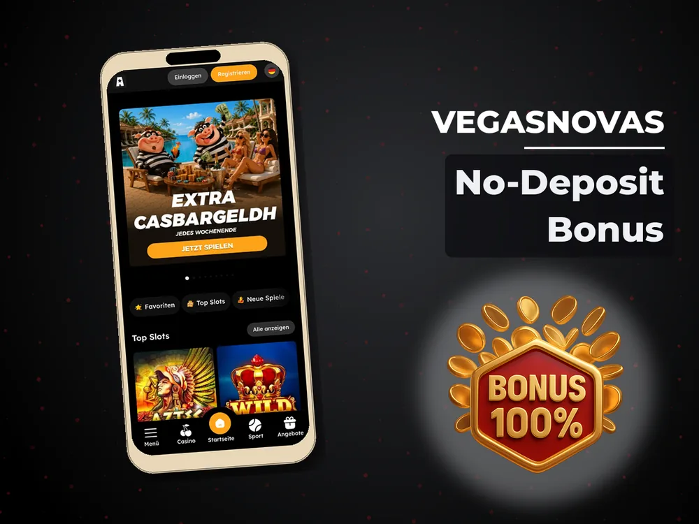 Vegasnovas - No-Deposit Bonus