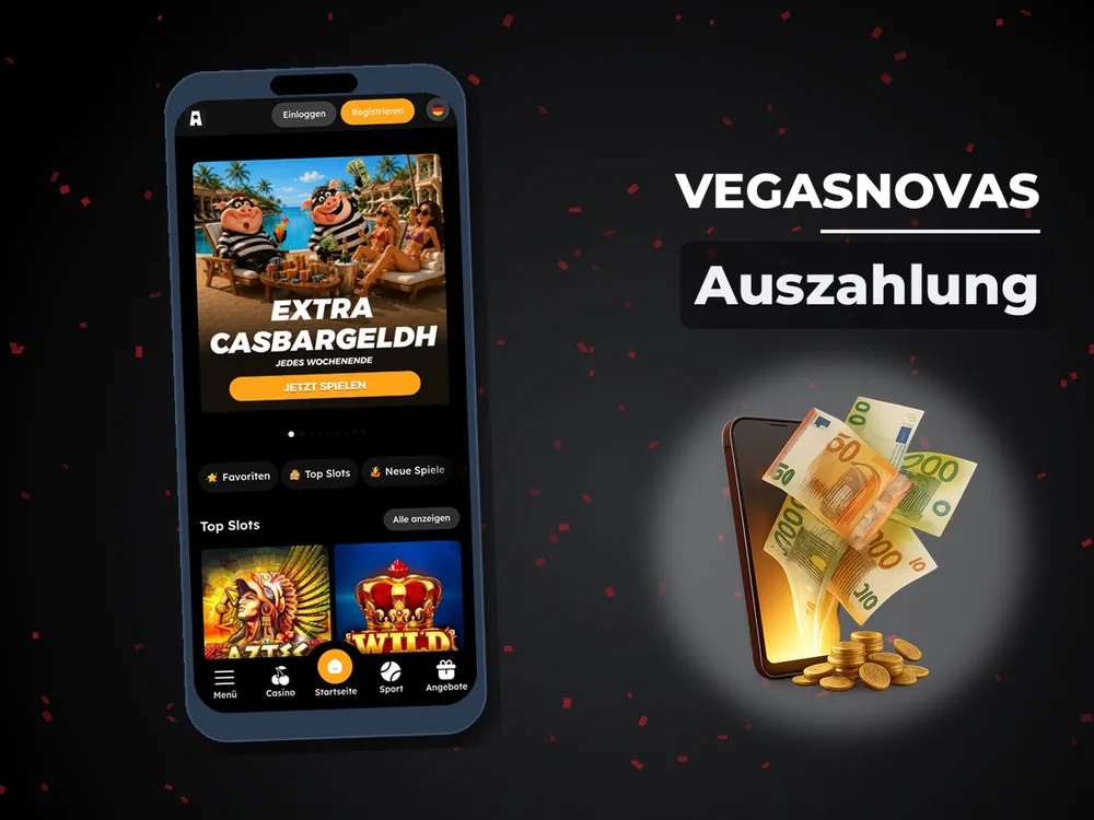 Vegasnovas - Auszahlung
